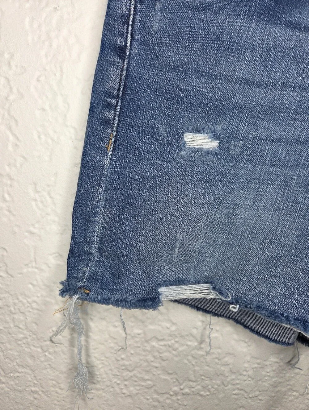 Vervet by Flying Monkey Rebecca High Rise Distressed Stretch Denim Shorts Sz XS